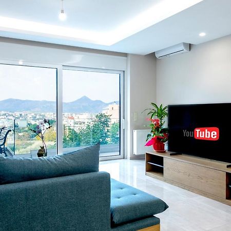 Ferienwohnung Stylist House With Amazing View Iraklio Exterior foto