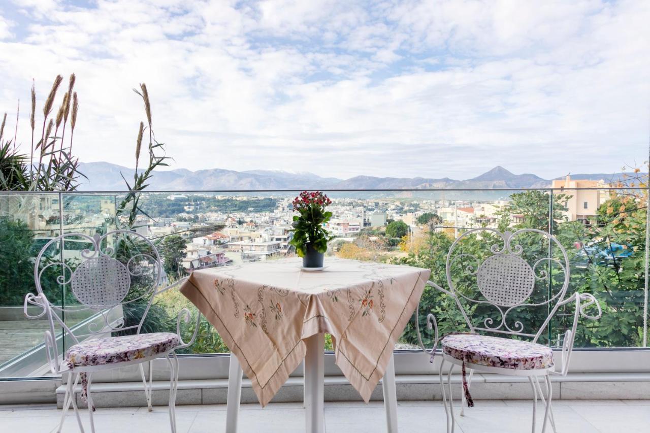 Ferienwohnung Stylist House With Amazing View Iraklio Exterior foto