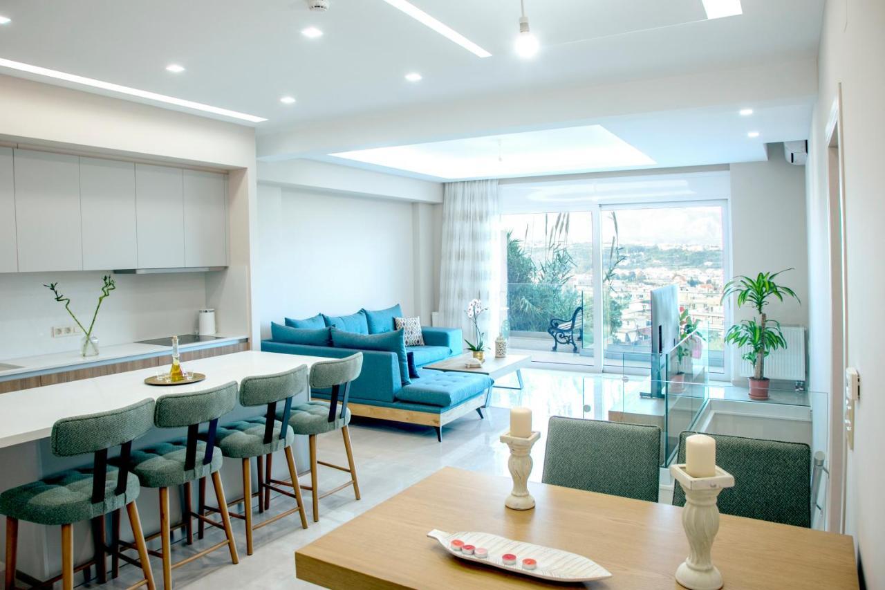 Ferienwohnung Stylist House With Amazing View Iraklio Exterior foto